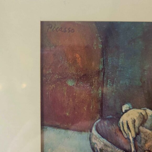Framed print of the painting Le Gourmet - Pablo Picasso in 1901 - Picture 2 of 10